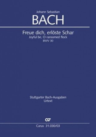 Articles imprimés Freue dich, erlöste Schar (Klavierauszug) Johann Sebastian Bach