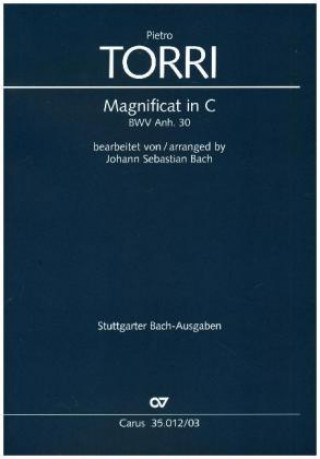 Drucksachen Magnificat in C, Klavierauszug Pietro Torri