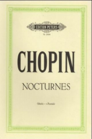 Tlačovina NOCTURNES COMPLETE Frédéric Chopin