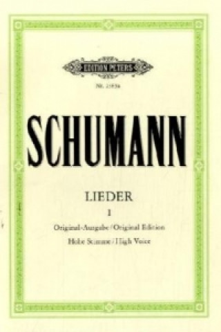 Materiale tipărite COMPLETE SONGS VOL1 HIGH VOICE Robert Schumann