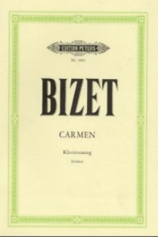 Nyomtatványok Carmen, Klavierauszug Georges Bizet