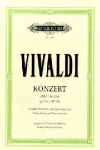 Tiskovina VIOLIN CONCERTO A MIN OP36 Antonio Vivaldi
