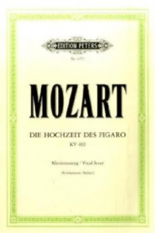 Tiskovina Die Hochzeit des Figaro, KV 492, Klavierauszug Wolfgang Amadeus Mozart