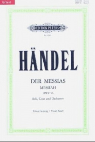 Tiskovina MESSIAH ENGLISH GERMAN VOCAL Georg Friedrich Händel