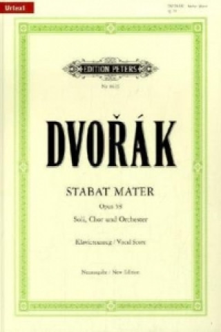 Tiskovina Stabat Mater op.58, Klavierauszug Antonín Dvořák