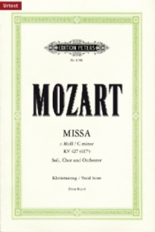Materiale tipărite MASS IN C MINOR K427 V Wolfgang Amadeus Mozart