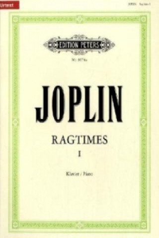 Materiale tipărite Ragtimes, Klavier. Bd.1 Scott Joplin