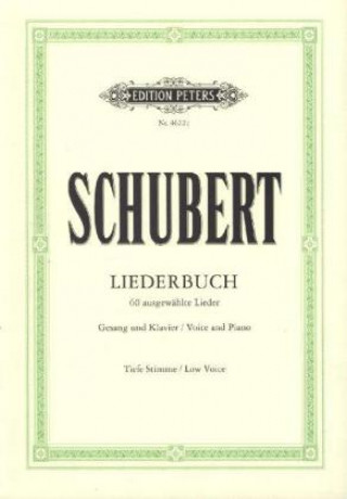 Tiskovina Liederbuch, 60 ausgewählte Lieder für den Unterricht, tiefe Stimme, Noten Franz Schubert