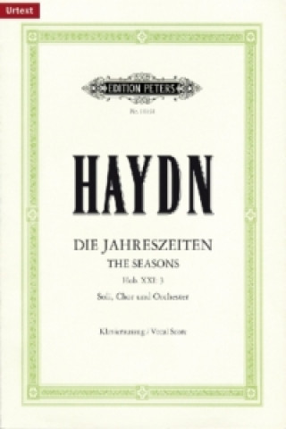 Nyomtatványok SEASONS VOCAL SCORE Joseph Haydn