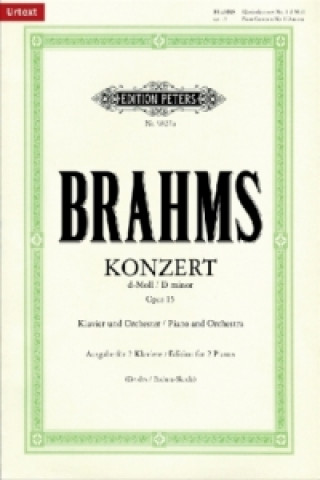 Nyomtatványok Klavierkonzert Nr.1 d-Moll op.15, Ausgabe für 2 Klaviere Johannes Brahms