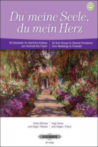 Materiale tipărite Du meine Seele, du mein Herz, für hohe Stimme + Orgel/Klavier Roland Erben