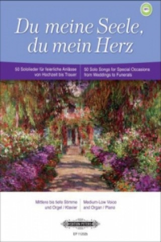 Materiale tipărite Du meine Seele, du mein Herz, für mittlere bis tiefe Stimme + Orgel/Klavier Roland Erben