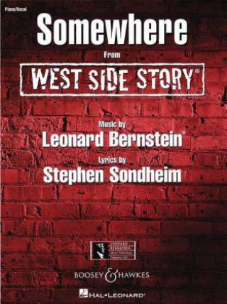 Nyomtatványok Somewhere, Gesang und Klavier Leonard Bernstein