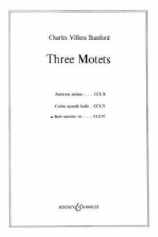 Printed items Drei Motetten Charles Villiers Stanford