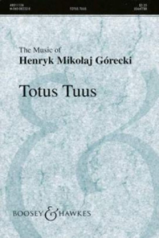 Materiale tipărite Totus Tuus Henryk Mikolaj Górecki