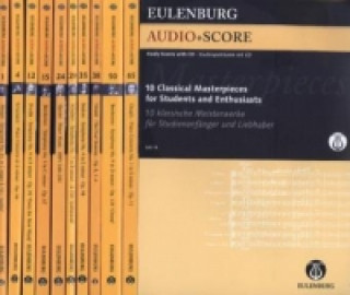 Книга 10 klassische Meisterwerke für Studienanfänger und Liebhaber, 10 Studienpartituren u. 10 Audio-CDs 