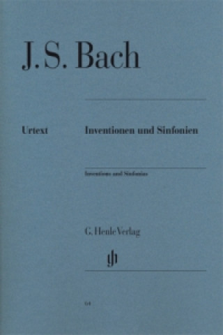 Tiskovina Inventionen und Sinfonien BWV 772-801, Klavier Johann Sebastian Bach