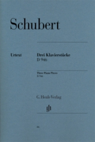 Könyv Schubert, Franz - 3 Klavierstücke (Impromptus) op. post. D 946 Franz Schubert