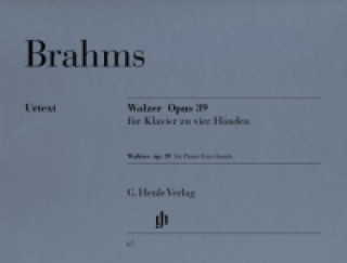 Kniha Brahms, Johannes - Walzer op. 39 Johannes Brahms