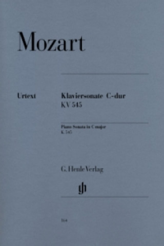 Carte Mozart, Wolfgang Amadeus - Klaviersonate C-dur KV 545 (Sonata facile) Wolfgang Amadeus Mozart