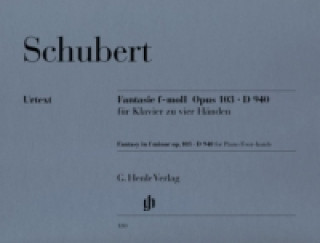 Könyv Schubert, Franz - Fantasie f-moll op. 103 D 940 Franz Schubert