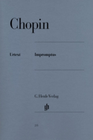 Tlačovina Chopin, Frédéric - Impromptus Frederic Chopin