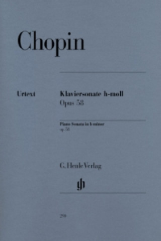Materiale tipărite Chopin, Frédéric - Klaviersonate h-moll op. 58 Frédéric Chopin
