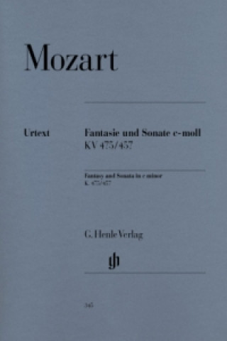 Tiskovina Mozart, Wolfgang Amadeus - Fantasie und Sonate c-moll KV 475/457 Wolfgang Amadeus Mozart