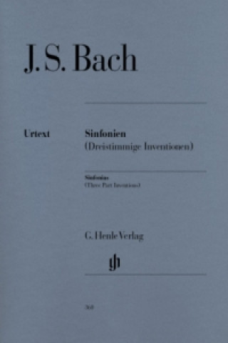 Książka Sinfonien BWV 787-801, Klavier Johann Sebastian Bach