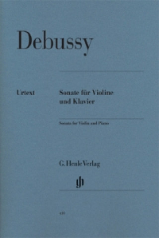 Kniha Debussy, Claude - Violinsonate g-moll Claude Debussy