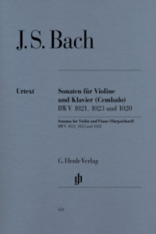 Materiale tipărite Bach, Johann Sebastian - Violinsonaten BWV 1020, 1021, 1023 Johann Sebastian Bach