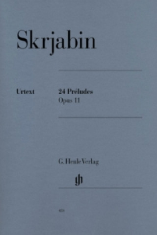 Könyv 24 Preludes op.11, Klavier Alexander Skrjabin