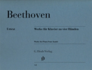 Nyomtatványok Beethoven, Ludwig van - Werke für Klavier zu vier Händen Ludwig van Beethoven