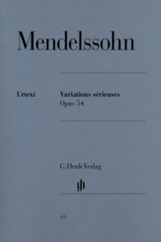 Nyomtatványok Mendelssohn Bartholdy, Felix - Variations sérieuses op. 54 Felix Mendelssohn Bartholdy