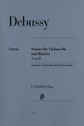 Materiale tipărite Debussy, Claude - Violoncellosonate d-moll Claude Debussy
