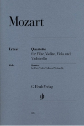 Materiale tipărite Mozart, Wolfgang Amadeus - Flötenquartette für Flöte, Violine, Viola und Violoncello Wolfgang Amadeus Mozart