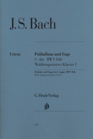 Tlačovina Bach, Johann Sebastian - Präludium und Fuge C-dur BWV 846 (Wohltemperiertes Klavier I) Johann Sebastian Bach