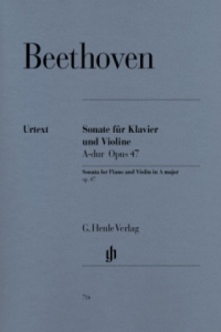 Nyomtatványok Beethoven, Ludwig van - Violinsonate A-dur op. 47 (Kreutzer-Sonate) Ludwig van Beethoven