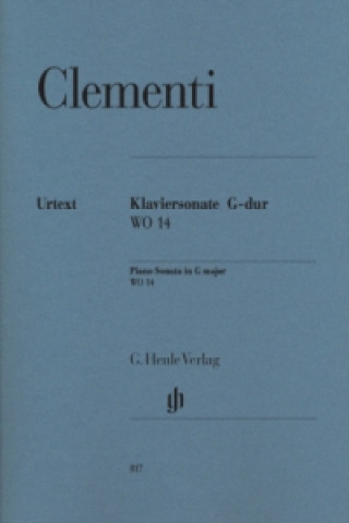 Nyomtatványok Clementi, Muzio - Klaviersonate G-dur WO 14 Muzio Clementi