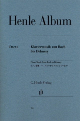 Книга Henle Album - Klaviermusik von Bach bis Debussy 