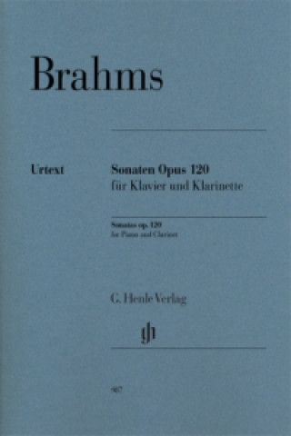 Kniha Brahms, Johannes - Klarinettensonaten op. 120 Johannes Brahms