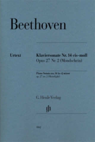 Könyv PIANO SONATA NO 14 Ludwig van Beethoven
