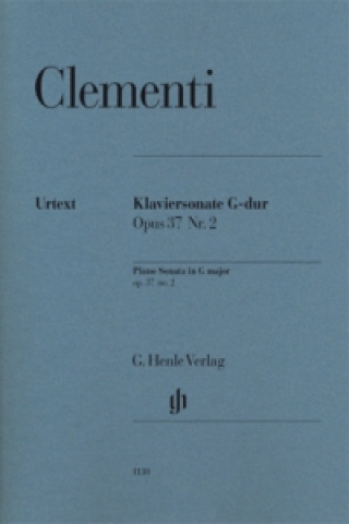 Tiskovina Clementi, Muzio - Klaviersonate G-dur op. 37 Nr. 2 Muzio Clementi