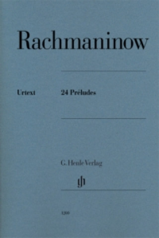 Carte PRLUDES Sergej W. Rachmaninow