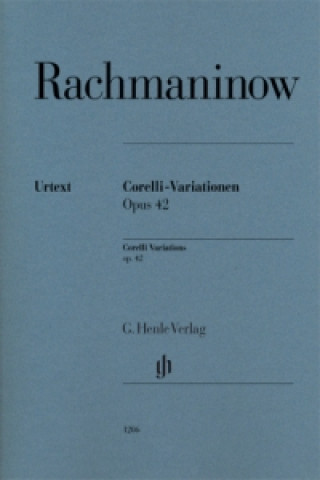 Kniha Rachmaninow, Sergej - Corelli-Variationen op. 42 Sergej W. Rachmaninow