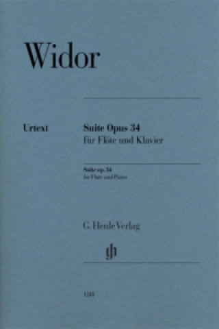 Pubblicazioni cartacee Widor, Charles-Marie - Suite op. 34 für Flöte und Klavier Charles-Marie Widor