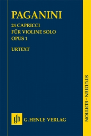 Kniha Paganini, Nicolò - 24 Capricci op. 1 Nicol? Paganini