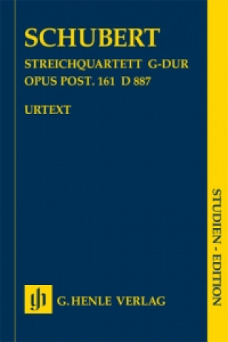 Carte Schubert, Franz - Streichquartett G-dur op. post. 161 D 887 Franz Schubert