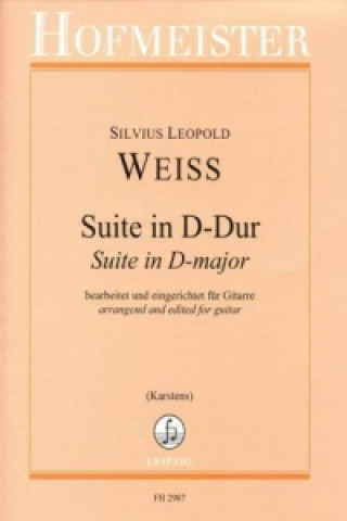 Könyv Suite in D-Dur, für Gitarre Silvius L. Weiss