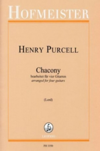 Tiskovina Chacony, für Gitarrenquartett Henry Purcell
